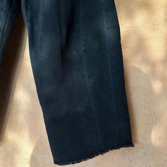 SOLD - ROUCHA Dessau Denim washed black size A small - Picture 4 of 8